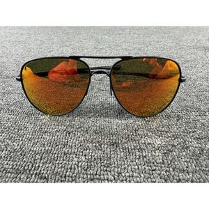 Oakley Sunglasses Mens One Size Black Elmont L Aviator Orange Mirror OO4119-1360